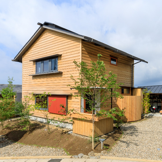 木の風合いが生きる施工例